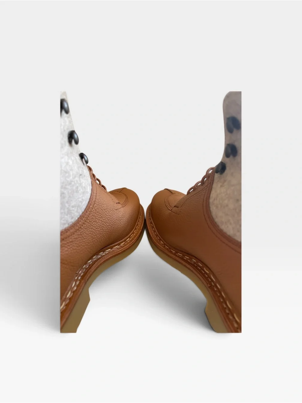 Heschung Ginkgo split-toe ankle boots UK Size 8 1/2 equals US Size 9 1/2 New